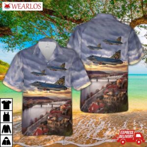 Czech Air Force Saab Jas-39 Gripen Hawaiian Shirt