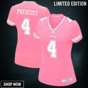 Dak Prescott Dallas Cowboys Nike Womens Game Jersey - Pink