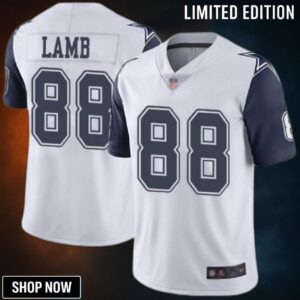 Dallas Cowboys Ceedee Lamb #88 2020 Nfl White Jersey
