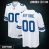 Dallas Cowboys Custom Game Jersey White Jerseys Nfl