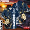 Dallas Cowboys Midnight Bloom Hawaiian Shirt