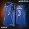 Dallas Mavericks Jaden Hardy 3 Royal Icon Edition Jersey -23 Swingman