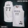 Dallas Mavericks Nike City Edition Swingman Jersey - Black Luka Doncic Youth