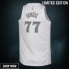 Dallas Mavericks Nike City Edition Swingman Jersey - Black Luka Doncic Youth