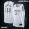 Dallas Mavericks Nike City Edition Swingman Jersey - White Klay Thompson Unisex