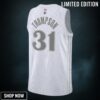Dallas Mavericks Nike City Edition Swingman Jersey - White Klay Thompson Unisex