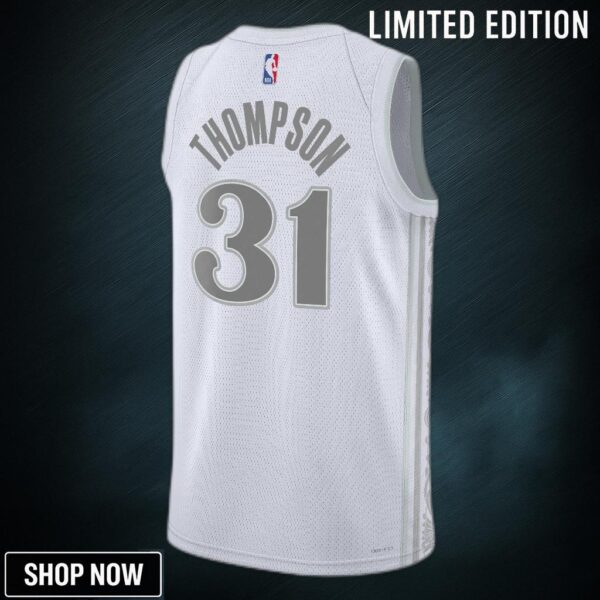 Dallas Mavericks Nike City Edition Swingman Jersey - White Klay Thompson Unisex