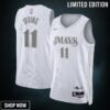 Dallas Mavericks Nike City Edition Swingman Jersey - White Kyrie Irving Unisex