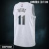 Dallas Mavericks Nike City Edition Swingman Jersey - White Kyrie Irving Unisex