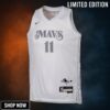 Dallas Mavericks Nike City Edition Swingman Jersey - White Kyrie Irving Youth