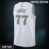 Dallas Mavericks Nike City Edition Swingman Jersey - White Luka Doncic Unisex