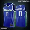 Dallas Mavericks Tim Hardaway Jr. 11 -23 City Edition Blue Men Jersey Swingman