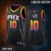 Damion Lee 10 -23 Phoenix Suns Black Statement Edition Jersey
