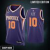 Damion Lee 10 -23 Phoenix Suns Purple Icon Edition Men Jersey Swingman