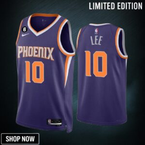 Damion Lee 10 -23 Phoenix Suns Purple Icon Edition Men Jersey Swingman