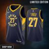 Daniel Theis 27 Indiana Pacers Navy Icon Edition -23 Men Jersey Swingman