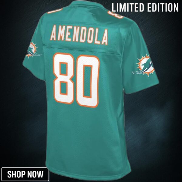 Danny Amendola Miami Dolphins Nfl Pro Line Womens Team Player Jersey - Aqua