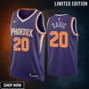 Dario Saric 20 Phoenix Suns Purple -23 Icon Edition Men Jersey Swingman
