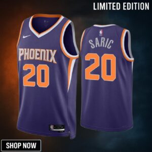 Dario Saric 20 Phoenix Suns Purple -23 Icon Edition Men Jersey Swingman