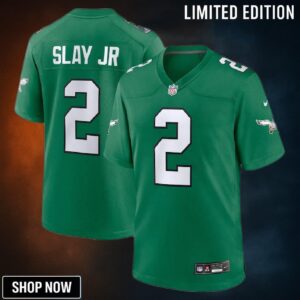 Darius Slay Jr. 2 Philadelphia Eagles Alternate Game Men Jersey - Kelly Green
