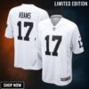 Davante Adams Las Vegas Raiders Game Jersey - White Nfl