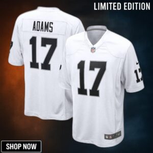 Davante Adams Las Vegas Raiders Game Jersey - White Nfl
