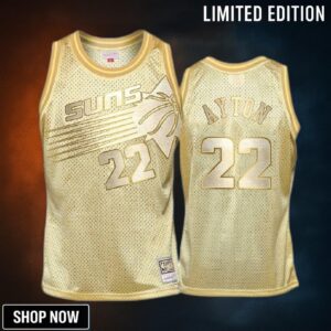 Deandre Ayton 22 Phoenix Suns Golden Hwc Limited Jersey