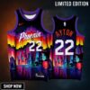 Deandre Ayton 22 Phoenix Suns Purple Jersey Arizona City Exclusive Edition