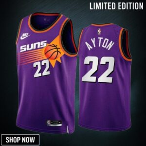 Deandre Ayton -23 Phoenix Suns Purple 22 Classic Edition Jersey - Men