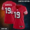 Deebo Samuel 19 San Francisco 49ers Women's Alternate Team Game Jersey - Scarlet