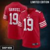 Deebo Samuel San Francisco 49ers Player Game Jersey Scarlet Nfl