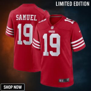 Deebo Samuel San Francisco 49ers Player Game Jersey Scarlet Nfl