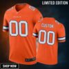 Denver Broncos #00 Custom Nike Color Rush Orange Jersey