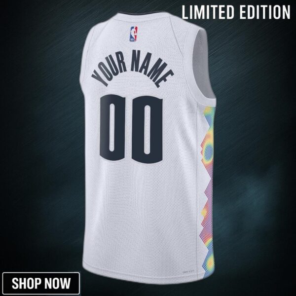 Denver Nuggets Nike City Edition Swingman Jersey - Custom Unisex