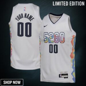 Denver Nuggets Nike City Edition Swingman Jersey - Custom Youth