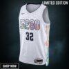 Denver Nuggets Nike City Edition Swingman Jersey - White Aaron Gordon Unisex