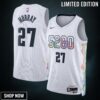 Denver Nuggets Nike City Edition Swingman Jersey - White Jamal Murray Unisex