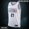 Denver Nuggets Nike City Edition Swingman Jersey - White Jamal Murray Unisex