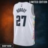 Denver Nuggets Nike City Edition Swingman Jersey - White Jamal Murray Unisex