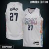 Denver Nuggets Nike City Edition Swingman Jersey - White Jamal Murray Youth