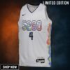 Denver Nuggets Nike City Edition Swingman Jersey - White Russell Westbrook Youth
