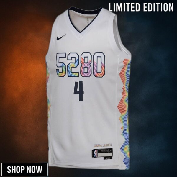 Denver Nuggets Nike City Edition Swingman Jersey - White Russell Westbrook Youth