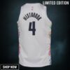 Denver Nuggets Nike City Edition Swingman Jersey - White Russell Westbrook Youth