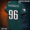 Derek Barnett Philadelphia Eagles Nfl Pro Line Womens Player Jersey - Midnight Green