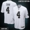 Derek Carr Las Vegas Raiders Nike Game Jersey - White