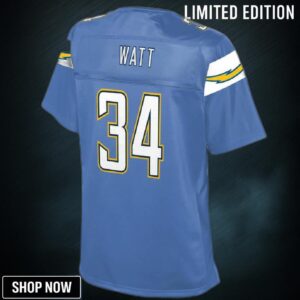 Derek Watt Los Angeles Chargers Nfl Pro Line Womens Alternate Player Jersey - Powder Blue