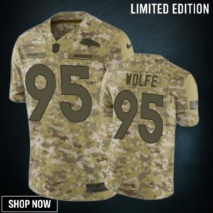 Derek Wolfe Jersey Nfl Camo Denver Broncos