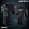 Derwin James 3 Los Angeles Chargers Black Reflective Limited Jersey - Men