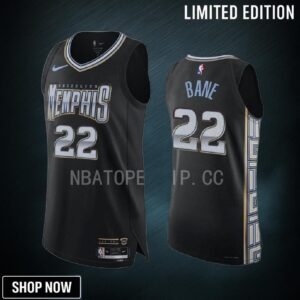 Desmond Bane 22 Memphis Grizzlies -23 City Edition Jersey Black