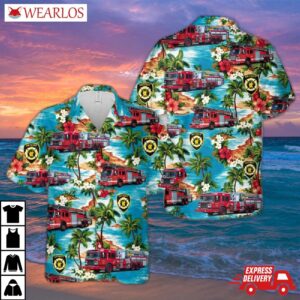 Detroit Fire Department Hawaiian Shirt